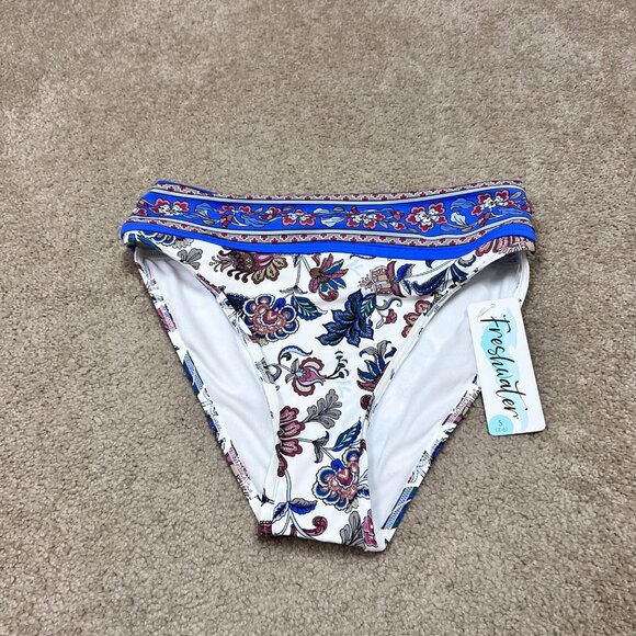 Freshwater Swimsuit Bottoms Women’s Multicolored Floral Size Small NWT - Picture 1 of 12